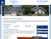 Tablet Screenshot of breurehvac.com